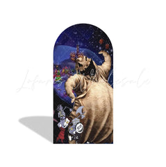 The Night Before Christmas Birthday Party Arch Backdrop Wall Cloth Cover