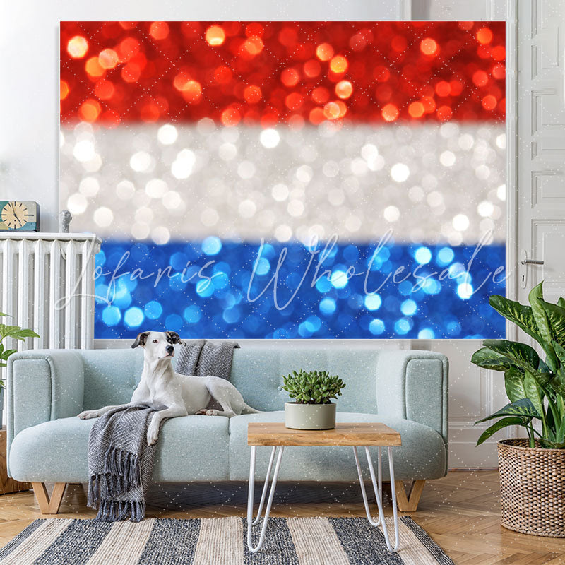 Lofaris Three Colors In One Glitter Bokeh Backdrop Decoration