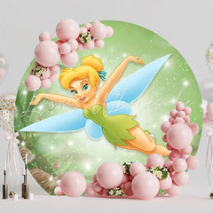 Tinker Bell Fairy Tale Round Backdrop For Whimsical Parties