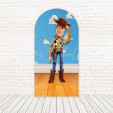 Toy Story Buzz Lightyear Scene Arch Backdrop For Space Play Theme