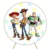 Toy Story Cartoon Adventure Round Backdrop For Fun Kid?¡¥s Party