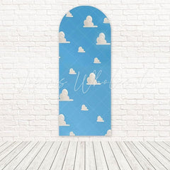 Toy Story Cloud Soft Animated Sky Arch Backdrop For Kids Birthday