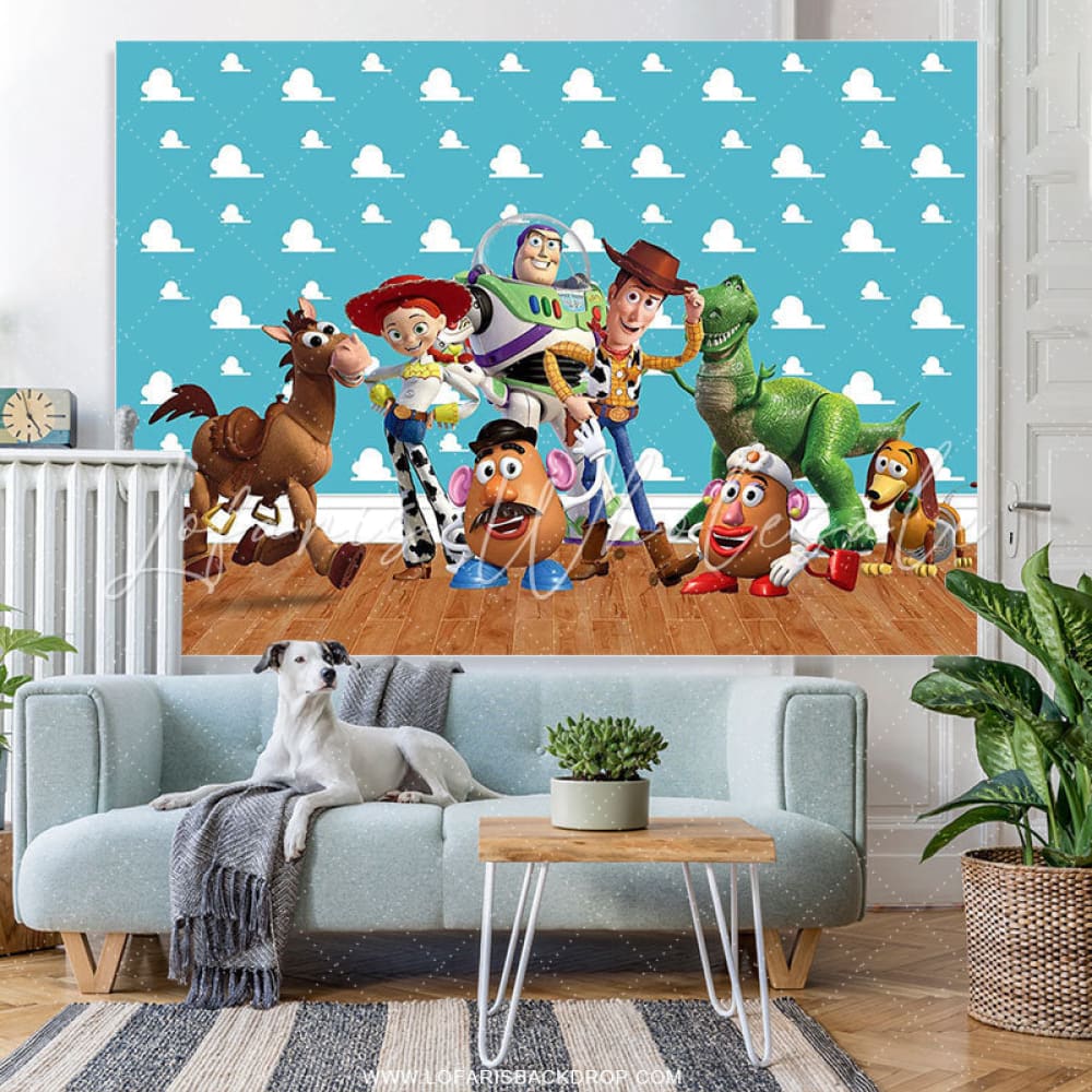 Lofaris Toy Story Photo For Kids Birthday Party Backdrop Decoration
