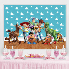 Lofaris Toy Story Photo For Kids Birthday Party Backdrop Decoration