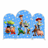 Toy Story Theme Birthday Party Arch Backdrop Wall Cloth Cover