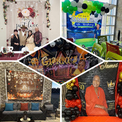 Lofaris Tradition Floral Pattern Light Party Diwali Backdrop