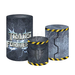 Transformers Robot Action Themed Cover Cylinders Kit