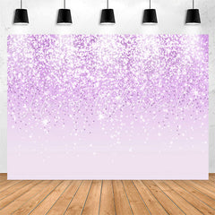 Lofaris Trendy Purple Glitter Light Bokeh Birthday Backdrop