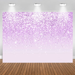 Lofaris Trendy Purple Glitter Light Bokeh Birthday Backdrop