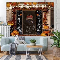 Lofaris Trick Or Treat Happy Halloween Theme Baby Shower Backdrop