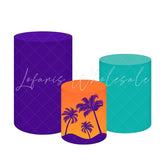 Tropical Beach Sunset Fun Themed Cover Cylinders Kit