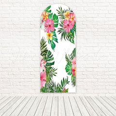 Tropical Plant Floral Summer Scene Arch Backdrop For Beach Moment