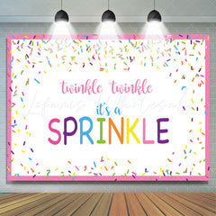 Lofaris Twinkle Its A Sprinkle Baby Shower Backdrop