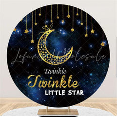 Lofaris Twinkle Little Star At Night Round Backdrop