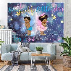 Lofaris Twinkle Little Star themed Baby Shower Backdorp