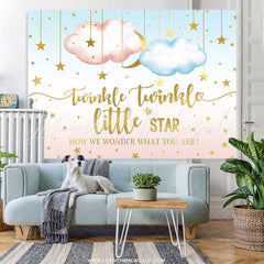 Lofaris Twinkle Star Night Gender Reveal Backdrop