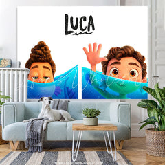 Lofaris Under The Sea Cartoon Character Birthday Party Backdrop