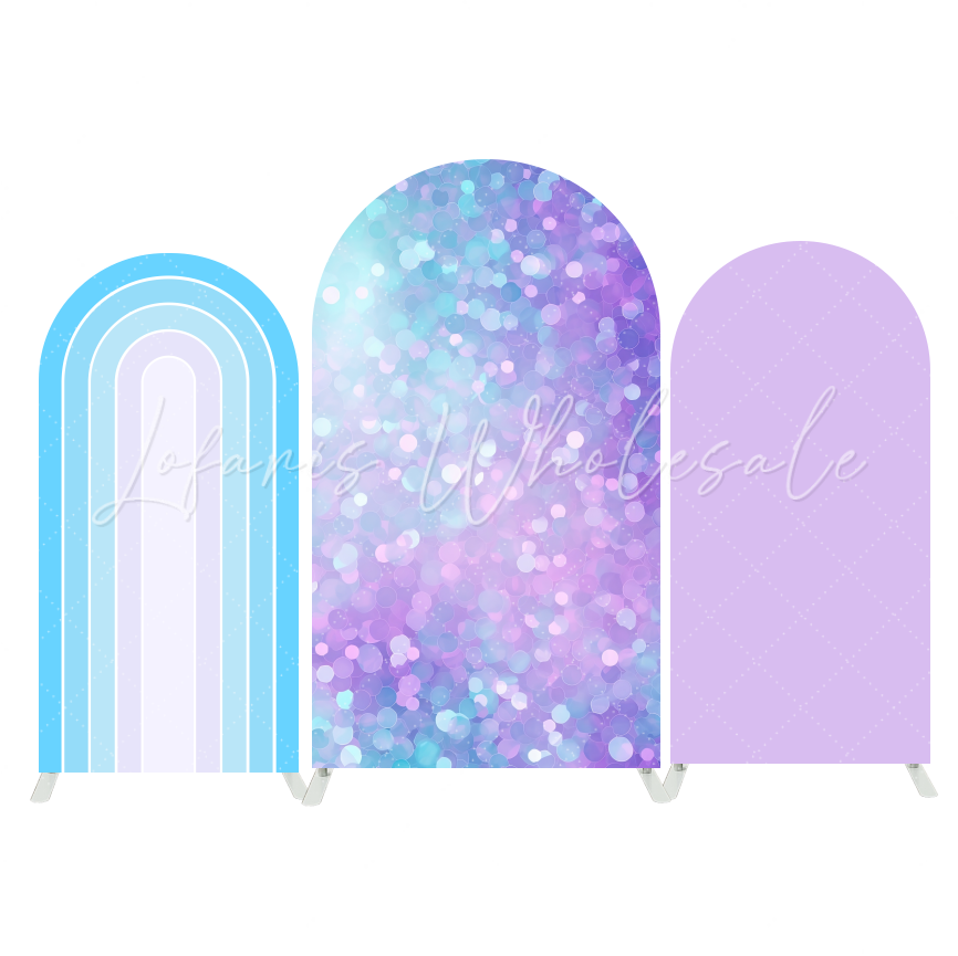 Under The Sea Mermaid Birthday Party Arch Backdrop Wall Cloth Cover
