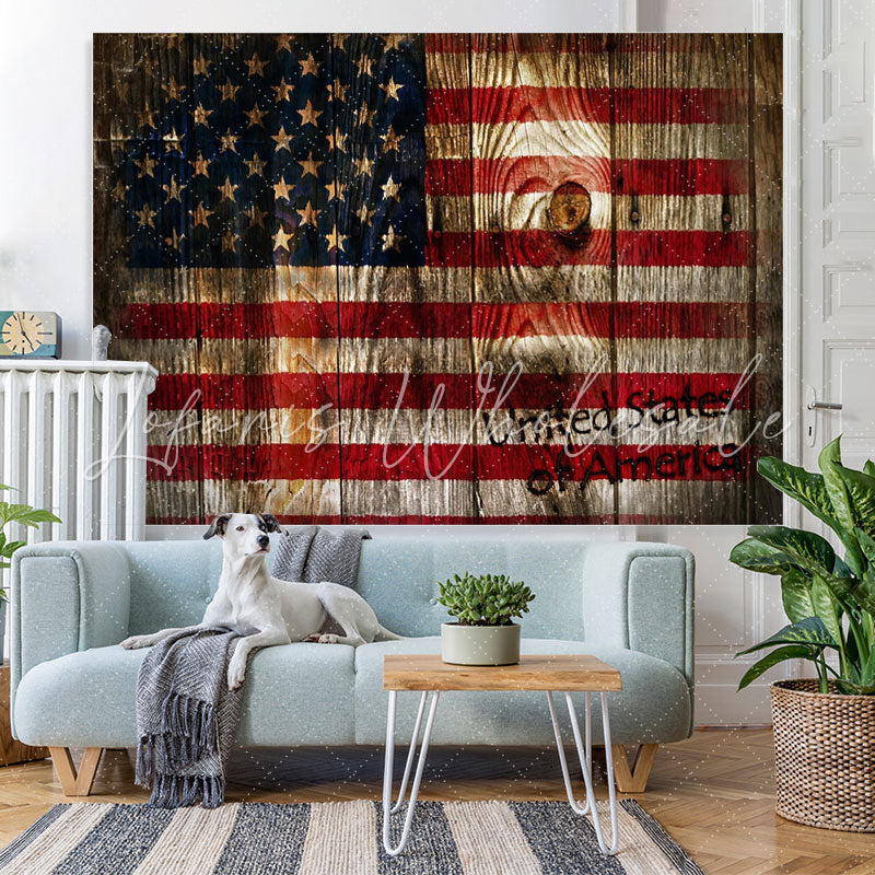 Lofaris United States Of America Wood Backdrops Decoration