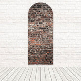 Vintage Bricks Wall Old Classic Charm Arch Backdrop For Photo Zone