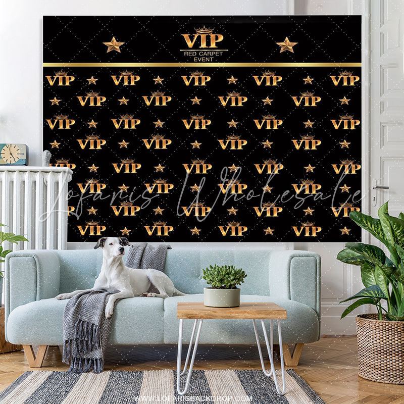Lofaris VIP Hollywood Movie Event Party Decro Banner Backdrop
