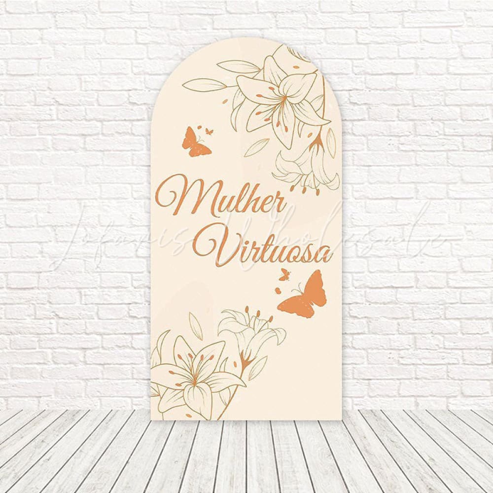 Virtuous Woman Spiritual Glow Arch Backdrop For Religious Event