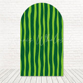 Watermelon Pattern Fresh Fruit Arch Backdrop For Summer Bash