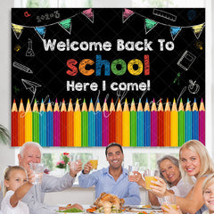 Lofaris Welcome Back to School Photoshoot Backdrop for Kids