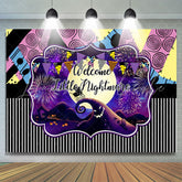 Lofaris Welcome Nightmare Halloween Baby Shower Backdrop