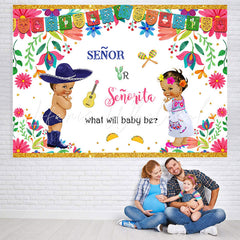 Lofaris What Will Baby Be Cute Backdrop for Shower