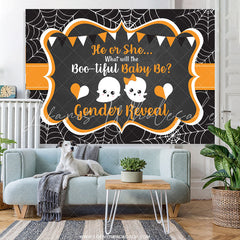 Lofaris What Will The Bootiful Baby Be Gender Reveal Backdrop