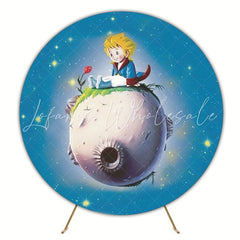 Whimsical The Little Prince Party Round Backdrop For Story Theme