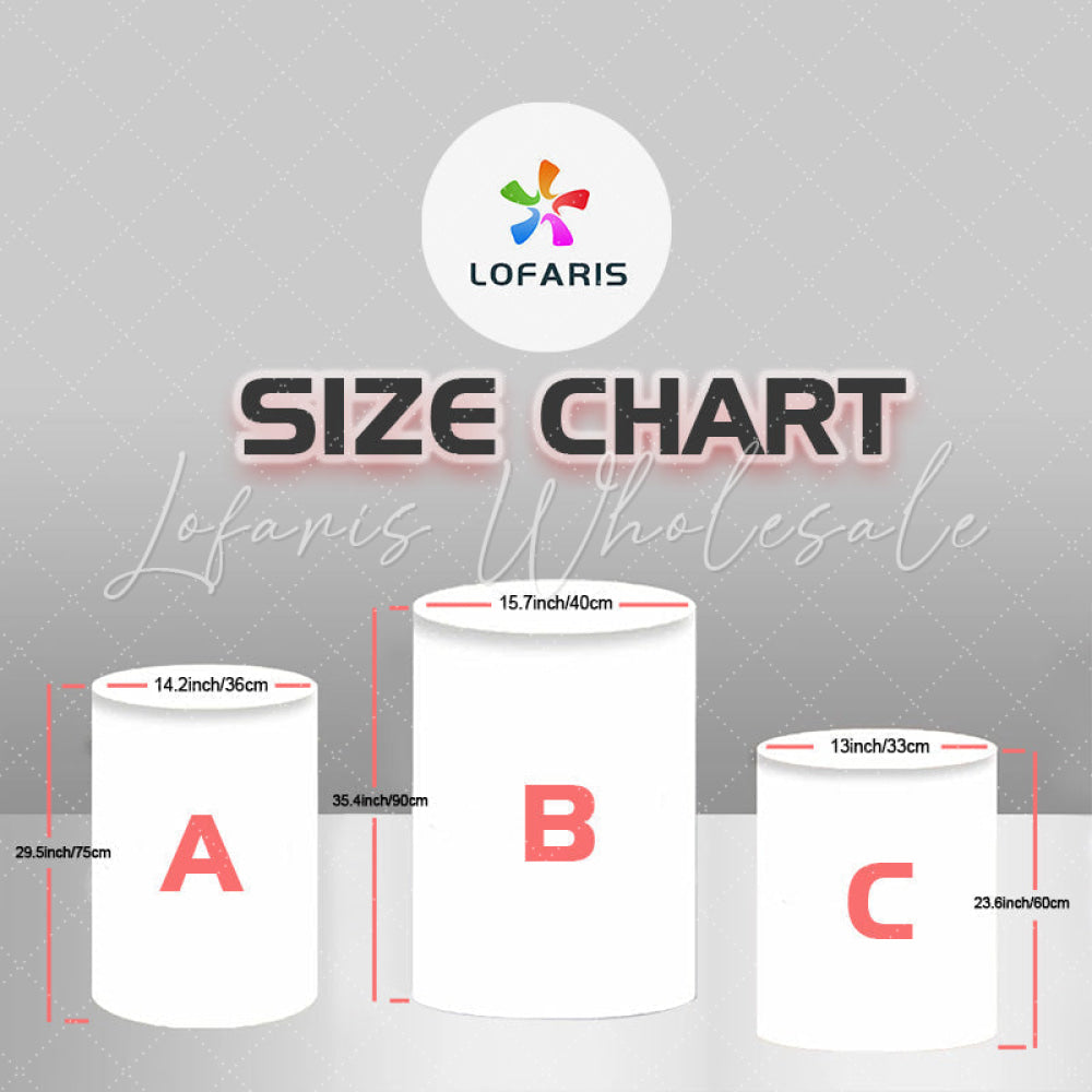 Lofaris White Cat And Pink Floral Round Birthday Backdrop Kit