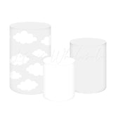 White Cloud Sky Dream Themed Cover Cylinders Kit