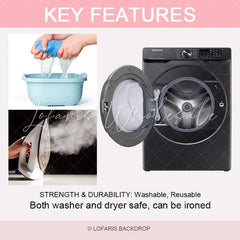 Lofaris White Clouds Blue Round Happy Birthday Backdrop For Boy