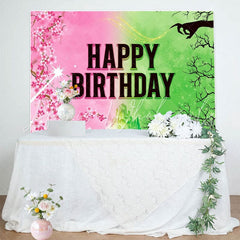 Wicked Witch Princess Movie Happy Birthday Decorations Backdrop