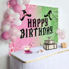 Wicked Witch Princess Theme Birthday Party Backdrop For Kids
