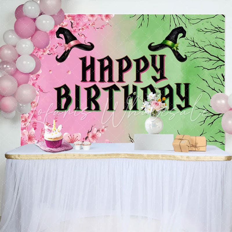 Wicked Witch Princess Theme Birthday Party Backdrop For Kids