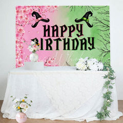 Wicked Witch Princess Theme Birthday Party Backdrop For Kids