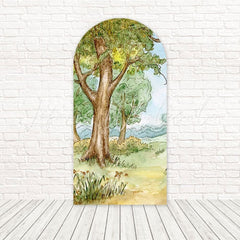 Winnie the Pooh Forest Arch Backdrop for Cute and Fun Kids Celebrations
