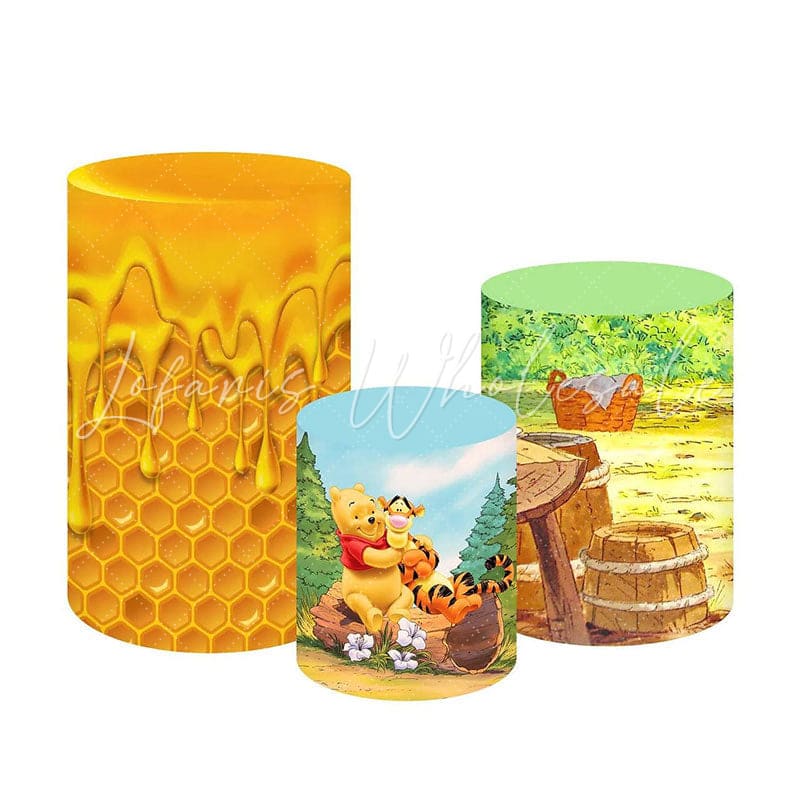 Winnie the Pooh Friends Themed Cover Cylinders Kit