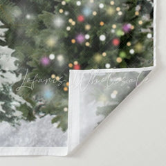 Lofaris Winter Christmas Tree Glitter Spot Photoshoot Backdrop for Kids
