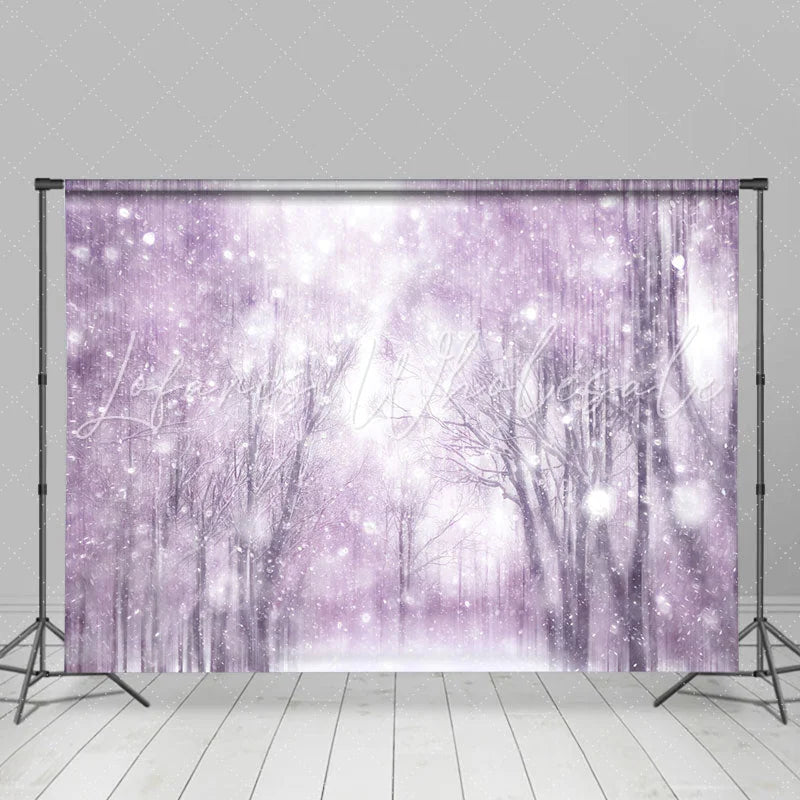 Lofaris Winter Nature Landscape Christmas Snowflake Backdrop