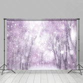 Lofaris Winter Nature Landscape Christmas Snowflake Backdrop