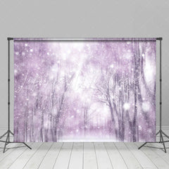 Lofaris Winter Nature Landscape Christmas Snowflake Backdrop