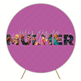 Women’s Day Floral Round Backdrop for Celebration Party
