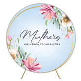 Womens Day Generations Round Backdrop for Empowering Event