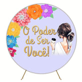 Womens Day The Power of Being You Round Backdrop