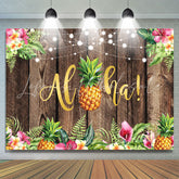 Lofaris Wooden Tropical Hawaiian summer Photoshoot backdrop