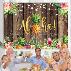 Lofaris Wooden Tropical Hawaiian summer Photoshoot backdrop